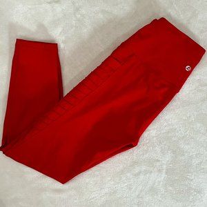 Red Workout Leggings